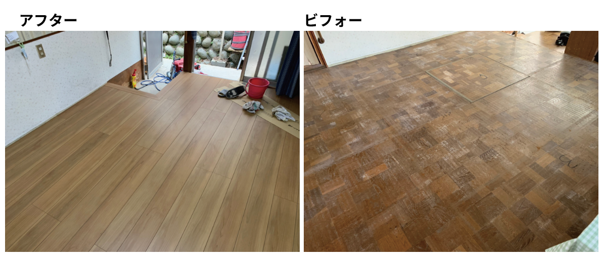 中津川市　N様邸　内装床のリフォーム