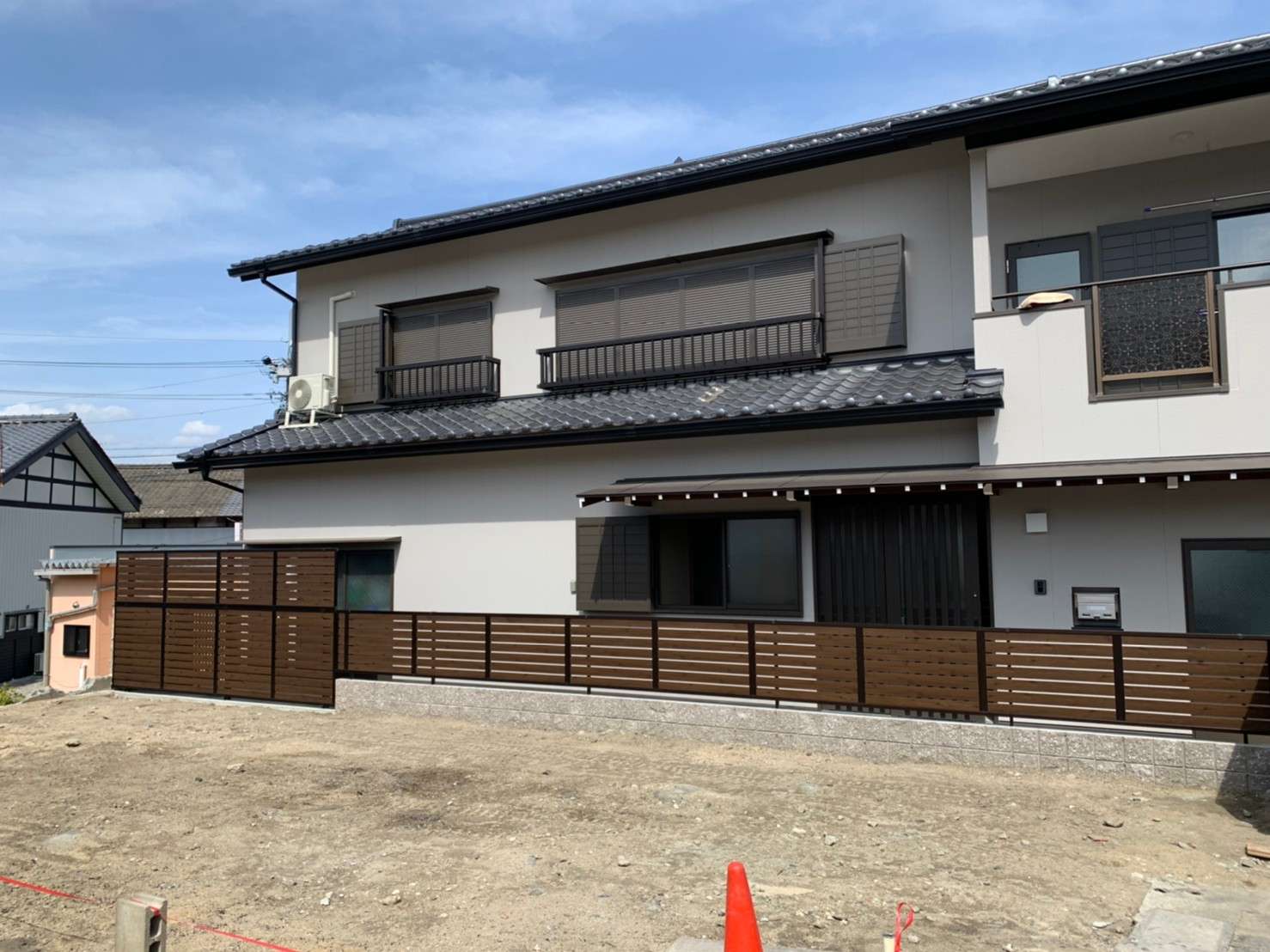 中津川市　S様邸　外装リフォーム　フェンス完成！